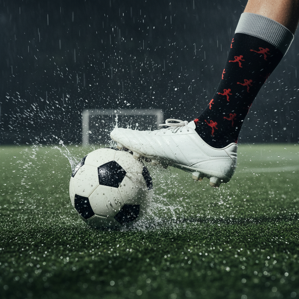 Unisex-Socken mit stylischem Laufmotiv